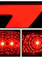 Spyder Auto Black LED Taillights with Light Bar for Audi A6 4-Door 2005-2008                                     - ALT-YD-AA605-LBLED-BK - Image 8