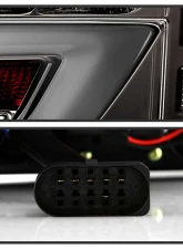 Spyder Auto Smoke Black LED Taillights Light Bar for Audi A6 4-Door 2005-2008                                     - ALT-YD-AA605-LBLED-SM - Image 3