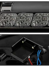 Spyder Auto Smoke Black LED Taillights Light Bar for Audi A6 4-Door 2005-2008                                     - ALT-YD-AA605-LBLED-SM - Image 4