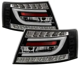 Spyder Auto Black Version 2 LED Taillights for Audi A6 4-Door 2005-2008
