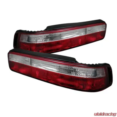 Spyder Auto Red Clear Altezza Tail Lights for Acura Integra 2-Door 1990-1993 - ALT-YD-AI90-RC