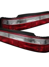 Spyder Auto Red Clear Altezza Tail Lights for Acura Integra 2-Door 1990-1993                                     - ALT-YD-AI90-RC - Image 5
