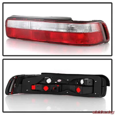 Spyder Auto Red Clear Altezza Tail Lights for Acura Integra 2-Door 1990-1993 - ALT-YD-AI90-RC