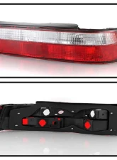 Spyder Auto Red Clear Altezza Tail Lights for Acura Integra 2-Door 1990-1993                                     - ALT-YD-AI90-RC - Image 2