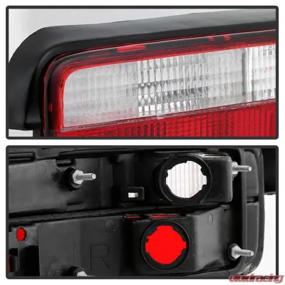 Spyder Auto Red Clear Altezza Tail Lights for Acura Integra 2-Door 1990-1993 - ALT-YD-AI90-RC