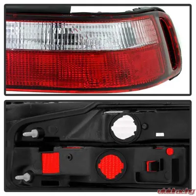 Spyder Auto Red Clear Altezza Tail Lights for Acura Integra 2-Door 1990-1993 - ALT-YD-AI90-RC