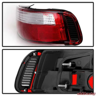 Spyder Auto Red Clear Altezza Tail Lights for Acura Integra 2-Door 1990-1993 - ALT-YD-AI90-RC