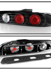 Spyder Auto Black Altezza Tail Lights for Acura Integra 2-Door 1994-2001                                     - ALT-YD-AI94-BK - Image 2