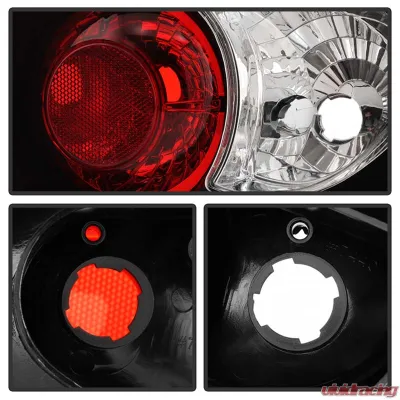 Spyder Auto Black Altezza Tail Lights for Acura RSX 2002-2004, LED, Custom Fit - ALT-YD-ARSX02-BK