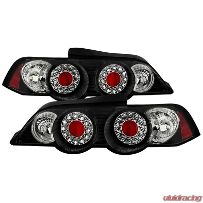 Spyder Auto Black LED Tail Lights for Acura RSX 2002-2004, Custom Fit, Durable Design - ALT-YD-ARSX02-LED-BK