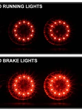 Spyder Auto Black LED Tail Lights for Acura RSX 2002-2004, Custom Fit, Durable Design                                     - ALT-YD-ARSX02-LED-BK - Image 9