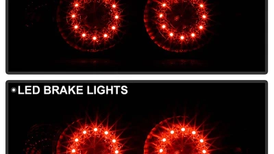 Spyder Auto Black LED Tail Lights for Acura RSX 2002-2004, Custom Fit, Durable Design                                     - ALT-YD-ARSX02-LED-BK - Image 9