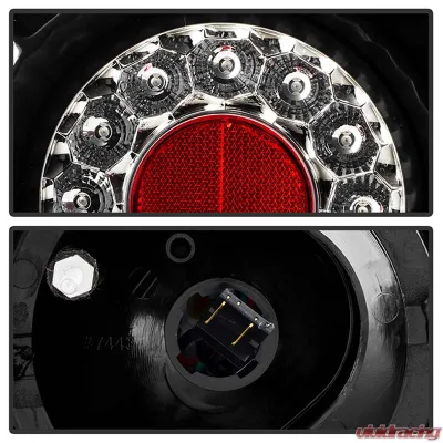 Spyder Auto Black LED Tail Lights for Acura RSX 2002-2004, Custom Fit, Durable Design - ALT-YD-ARSX02-LED-BK