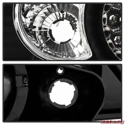 Spyder Auto Black LED Tail Lights for Acura RSX 2002-2004, Custom Fit, Durable Design - ALT-YD-ARSX02-LED-BK