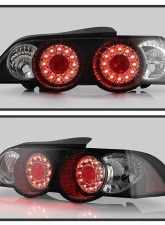 Spyder Auto Black LED Tail Lights for Acura RSX 2002-2004, Custom Fit, Durable Design                                     - ALT-YD-ARSX02-LED-BK - Image 6