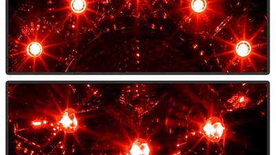 Spyder Auto Black LED Tail Lights for Acura RSX 2002-2004, Custom Fit, Durable Design                                     - ALT-YD-ARSX02-LED-BK - Image 8