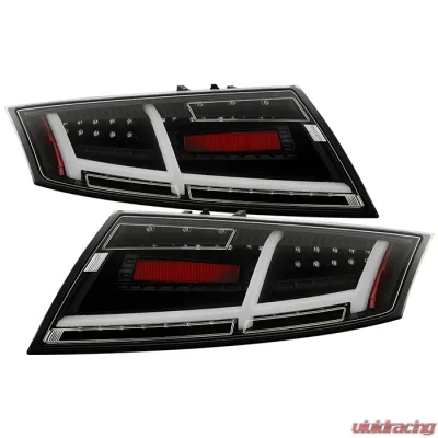 Spyder Auto Black LED Taillights for Audi TT 2007-2012, ALT-YD-ATT07-LED-BK - ALT-YD-ATT07-LED-BK