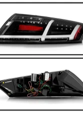Spyder Auto Black LED Taillights for Audi TT 2007-2012, ALT-YD-ATT07-LED-BK                                     - ALT-YD-ATT07-LED-BK - Image 2