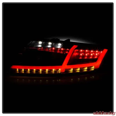 Spyder Auto Black LED Taillights for Audi TT 2007-2012, ALT-YD-ATT07-LED-BK - ALT-YD-ATT07-LED-BK