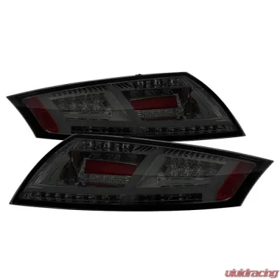 Spyder Auto Smoke LED Taillights for Audi TT 2007-2012, ALT-YD-ATT07-LED-SM - ALT-YD-ATT07-LED-SM
