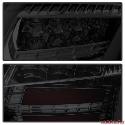 Spyder Auto Smoke LED Taillights for Audi TT 2007-2012, ALT-YD-ATT07-LED-SM - ALT-YD-ATT07-LED-SM