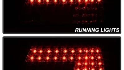 Spyder Auto Red Clear LED Taillights for BMW E38 L7 1998-2001, ALT-YD-BE3895-RC                                     - ALT-YD-BE3895-LED-RC - Image 9