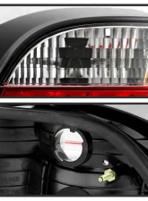 Spyder Auto Red Clear LED Taillights for BMW E38 L7 1998-2001, Custom Fit                                     - ALT-YD-BE3895-LED-RC - Image 3