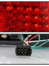 Spyder Auto Red Clear LED Taillights for BMW E38 L7 1998-2001, Custom Fit                                     - ALT-YD-BE3895-LED-RC - Image 4
