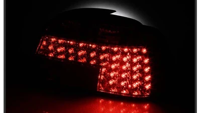 Spyder Auto Red Clear LED Taillights for BMW E38 L7 1998-2001, ALT-YD-BE3895-RC                                     - ALT-YD-BE3895-LED-RC - Image 6