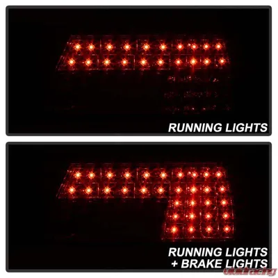 Spyder Auto Smoke LED Taillights for BMW E38 L7 1998-2001, ALT-YD-BE3895-LED-SM - ALT-YD-BE3895-LED-SM