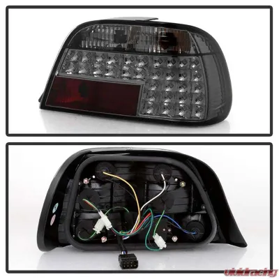 Spyder Auto Smoke LED Taillights for BMW E38 L7 1998-2001, ALT-YD-BE3895-LED-SM - ALT-YD-BE3895-LED-SM