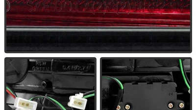 Spyder Auto Smoke LED Taillights for BMW E38 L7 1998-2001, ALT-YD-BE3895-LED-SM                                     - ALT-YD-BE3895-LED-SM - Image 5