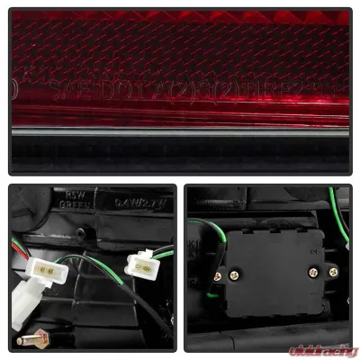 Spyder Auto Smoke LED Taillights for BMW E38 L7 1998-2001, ALT-YD-BE3895-LED-SM - ALT-YD-BE3895-LED-SM