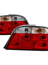 Spyder Auto Red Clear Crystal Taillights for BMW E38 L7 1998-2001, ALT-YD-BE3895-RC                                     - ALT-YD-BE3895-RC - Image 5