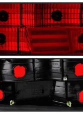 Spyder Auto Red Clear Crystal Taillights for BMW E38 L7 1998-2001, ALT-YD-BE3895-RC                                     - ALT-YD-BE3895-RC - Image 4