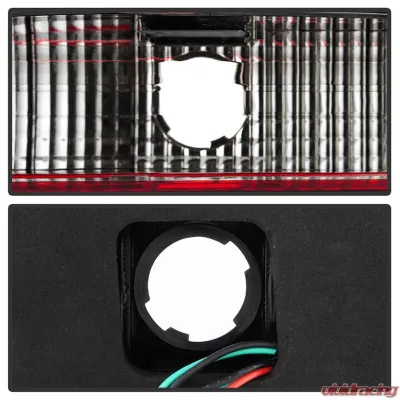 Spyder Auto Red Clear LED Tail Lights for BMW E39 5-Series 1997-2000 - ALT-YD-BE3997-LED-RC