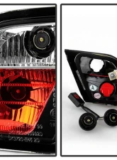 Spyder Auto Black LED Taillights with Light Bar for BMW E46 330xi 2-Door Coupe 2001-2003                                     - ALT-YD-BE4600-LBLED-BK - Image 4