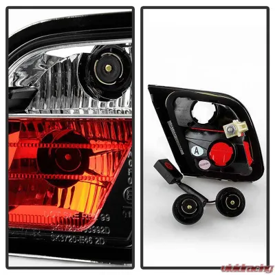 Spyder Auto Black LED Taillights with Light Bar for BMW E46 330xi 2-Door Coupe 2001-2003 - ALT-YD-BE4600-LBLED-BK