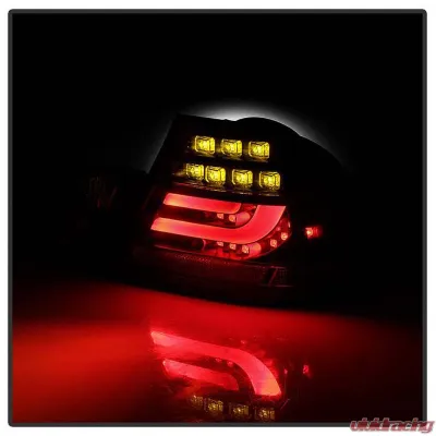 Spyder Auto Black LED Taillights with Light Bar for BMW E46 330xi 2-Door Coupe 2001-2003 - ALT-YD-BE4600-LBLED-BK