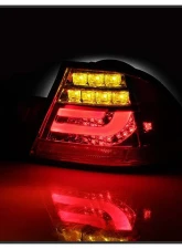 Spyder Auto Red Clear LED Taillights with Light Bar for BMW E46 330xi 2001-2003                                     - ALT-YD-BE4600-LBLED-RC - Image 6
