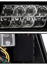 Spyder Auto Black LED Taillights for BMW E46 330xi 4-Door 2002-2005, Light Bar Style                                     - ALT-YD-BE4602-4D-LBLED-BK - Image 4