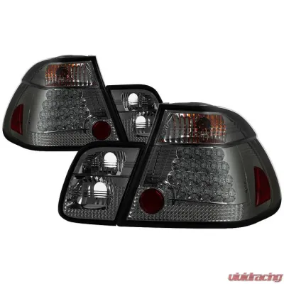 Spyder Auto Smoke Taillights for BMW E46 330xi 4-Door 2002-2005, LED, ALT-YD-BE4602-4D - ALT-YD-BE4602-4D-LED-SM
