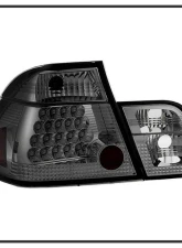 Spyder Auto Smoke Taillights for BMW E46 330xi 4-Door 2002-2005, LED, ALT-YD-BE4602-4D                                     - ALT-YD-BE4602-4D-LED-SM - Image 2