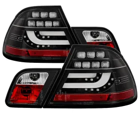 Spyder Auto Black LED Taillights for BMW E46 330xi 2-Door 2004-2006