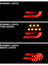 Spyder Auto Black LED Taillights for BMW E46 330xi 2-Door 2004-2006                                     - ALT-YD-BE4604-LBLED-BK - Image 11