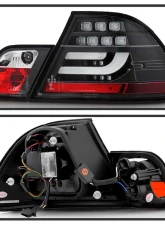 Spyder Auto Black LED Taillights for BMW E46 330xi 2-Door 2004-2006                                     - ALT-YD-BE4604-LBLED-BK - Image 2