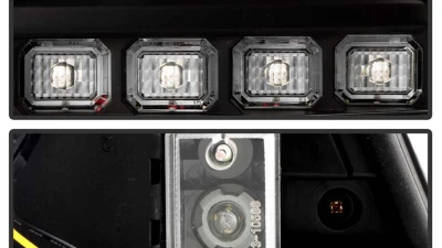 Spyder Auto Black LED Taillights for BMW E46 330xi 2-Door 2004-2006, Light Bar Style                                     - ALT-YD-BE4604-LBLED-BK - Image 4