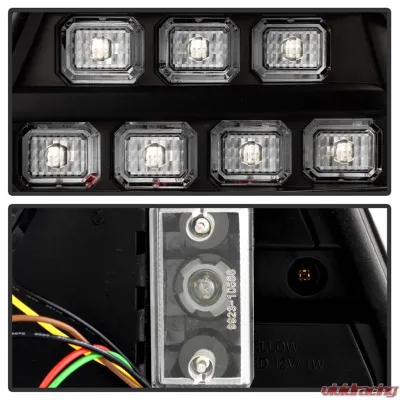 Spyder Auto Black LED Taillights for BMW E46 330xi 2-Door 2004-2006 - ALT-YD-BE4604-LBLED-BK