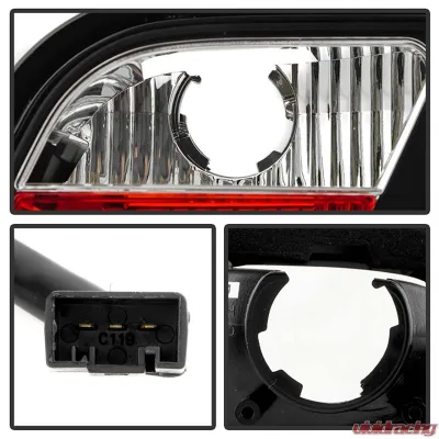 Spyder Auto Black LED Taillights for BMW E46 330xi 2-Door 2004-2006 - ALT-YD-BE4604-LBLED-BK