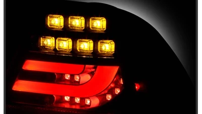 Spyder Auto Black LED Taillights for BMW E46 330xi 2-Door 2004-2006, Light Bar Style                                     - ALT-YD-BE4604-LBLED-BK - Image 8